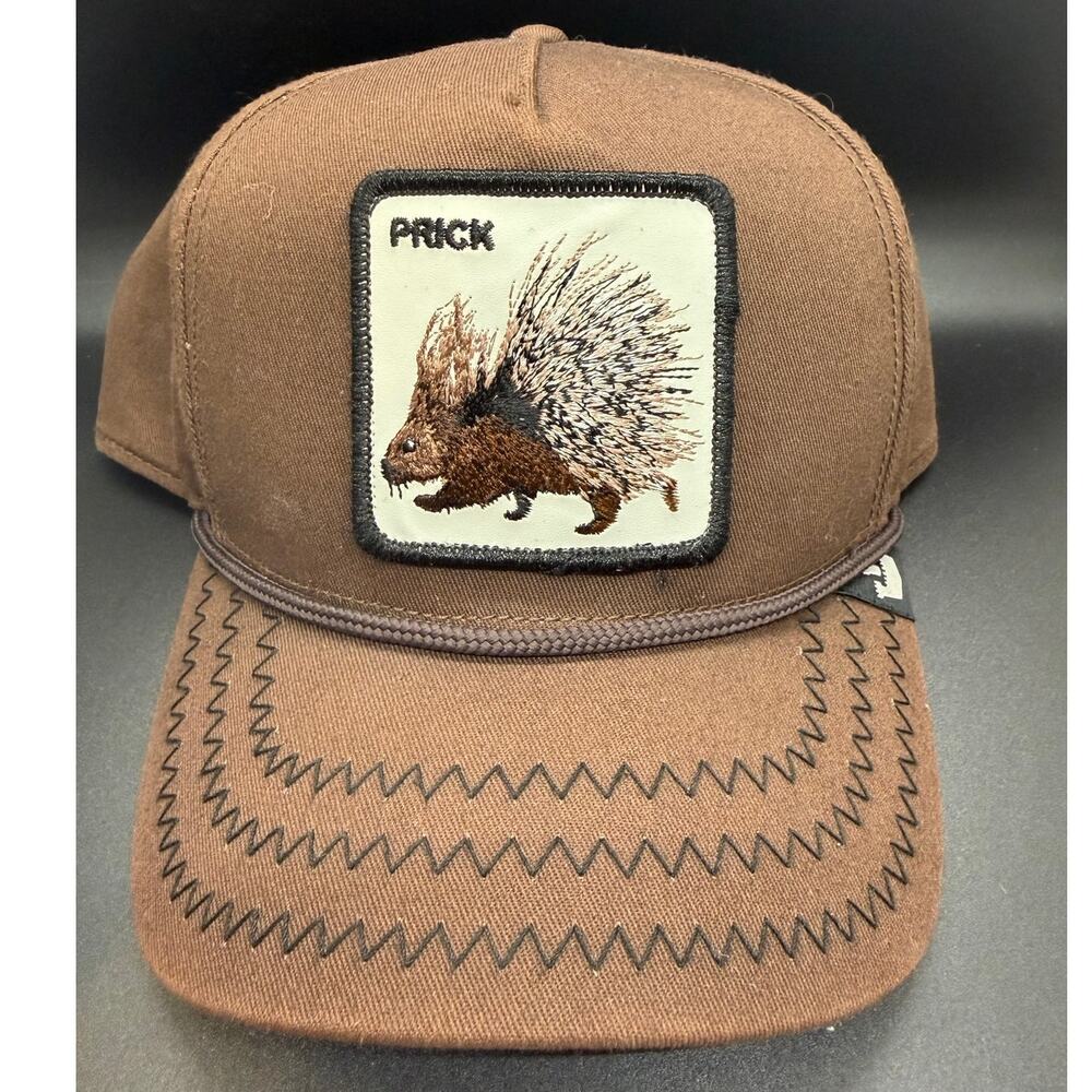 Goorin Bros The Farm SnapBack Trucker Hat PRICK PORCUPINE Lid Cap